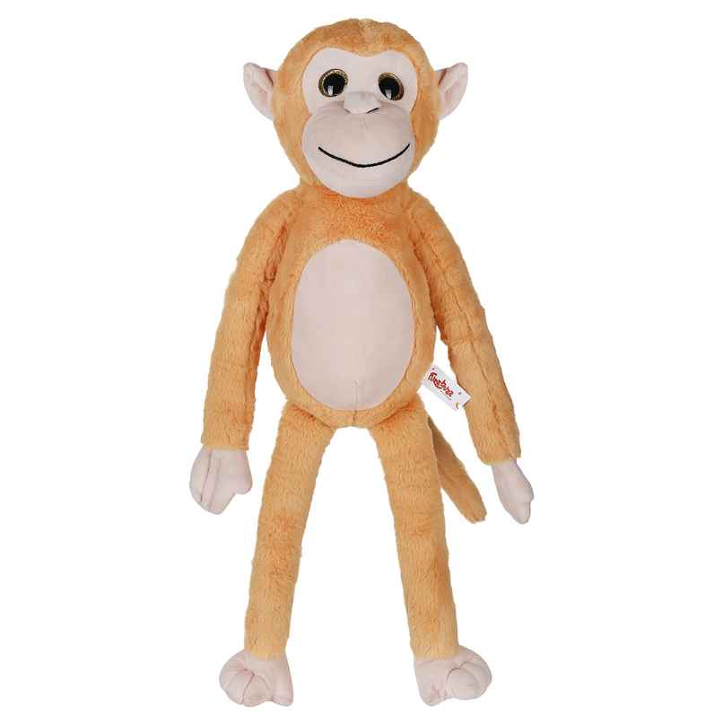 Hamleys Fuzzbuzz Monkey Plush Toy 70cm Mustard 3Y+