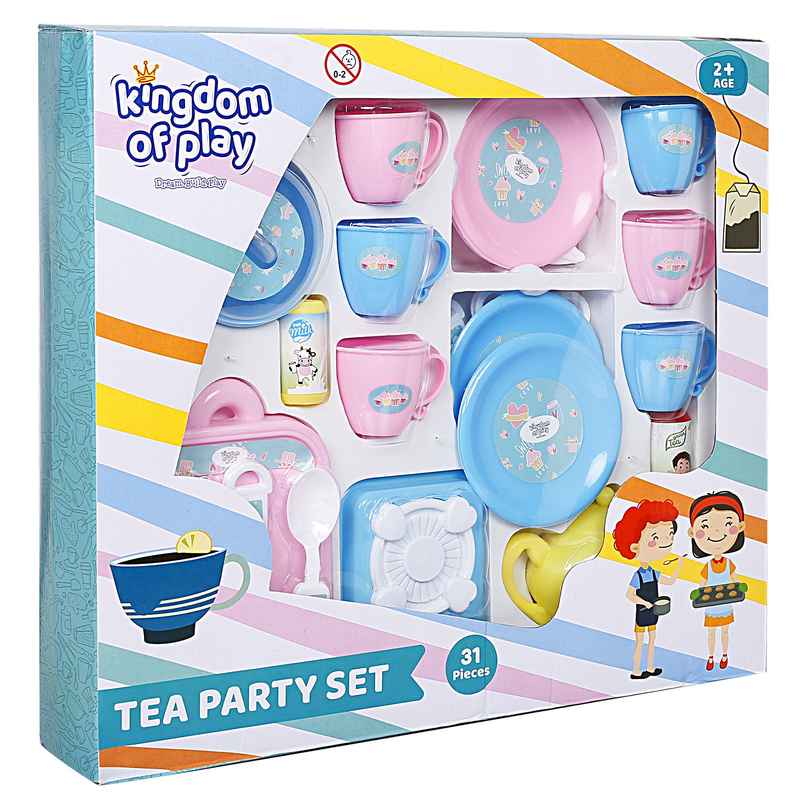 Hamleys Kingdom Of Play Tea Party Role Play Kitchen Set For Kids Multicolor 24M+