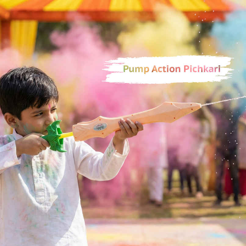 Tota Special Baahubali Sword Water Pipe Pichkari for Holi | Assorted (Color and Print May Vary) Tota Special Baahubali Sword Water Pipe Pichkari for Holi | Assorted (Color and Print May Vary)