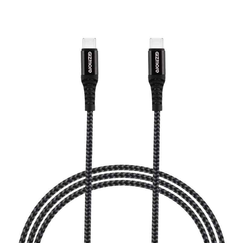 Gizmore Type C To Type C Fast Charging Cable For Smartphones and Laptops | 1.2Meter