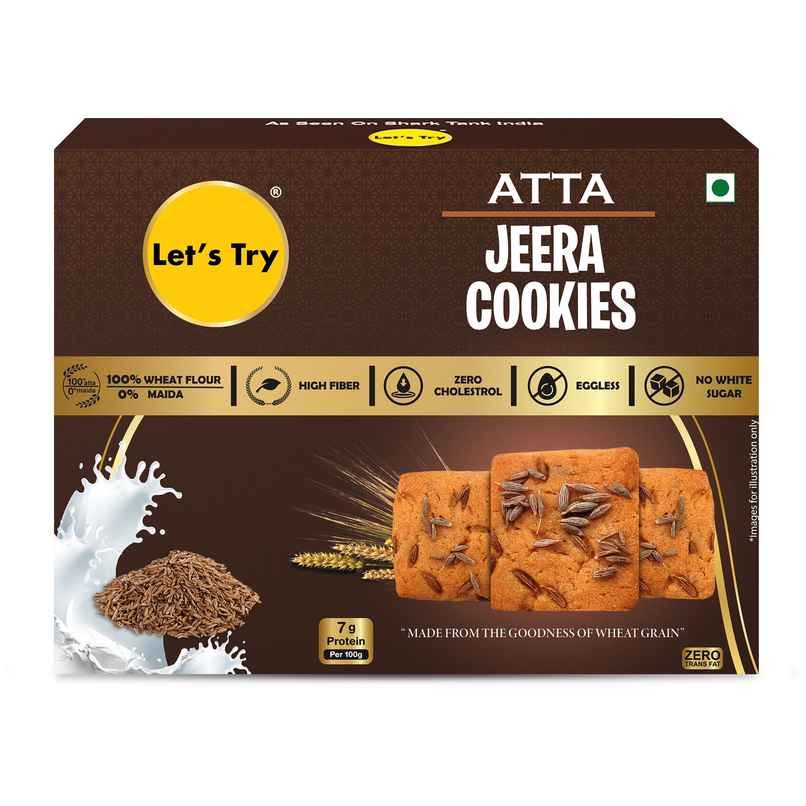 Let's Try Atta Jeera Cookies | Crunchy & Flavorful