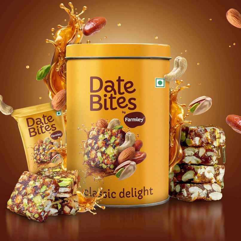 Farmley Classic Delight Date Bites Dry Fruit Burfi | No Added Sugar