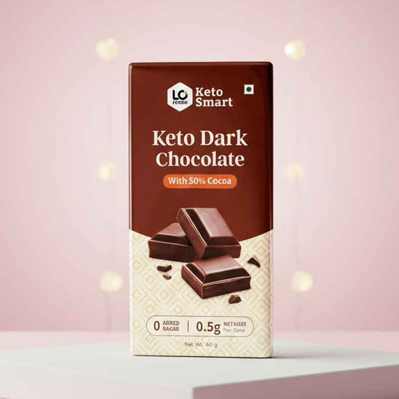 Lo Foods Keto Dark Chocolate Bar | Compound Sugar Free Chocolate