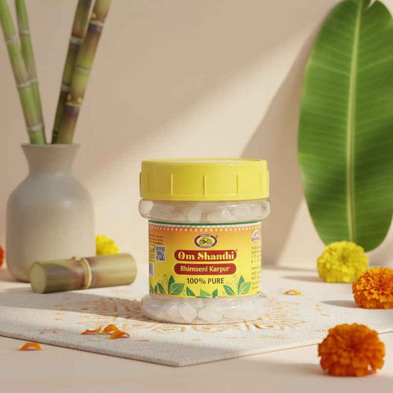 Pure Om Shanthi Bhimseni Camphor | Cycle