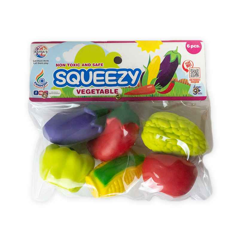 Ratna's Squeezy Vegetable 6 Pcs | Assorted