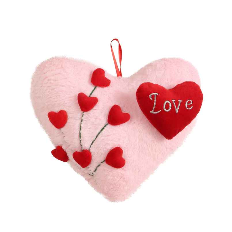 Dearjoy Seven Heart Pillow Pink 35 cm
