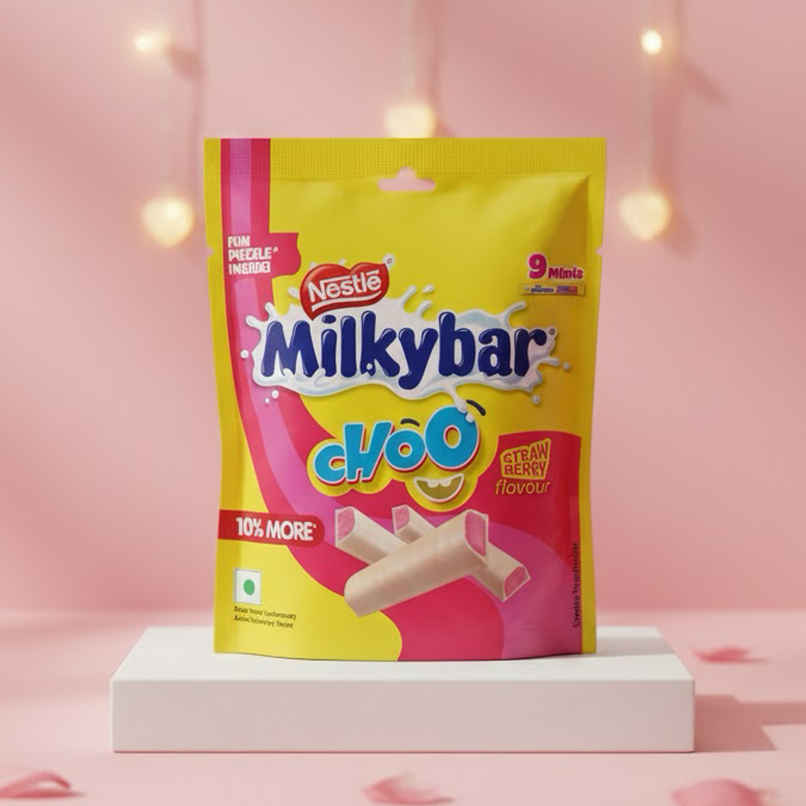 Nestle Milkybar Choo Strawberry Flavour Sharebag