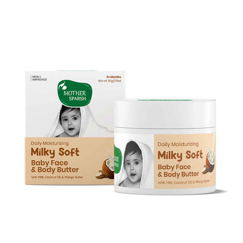 Mother Sparsh Milky Soft Baby Face & Body Butter Mother Sparsh Milky Soft Baby Face & Body Butter