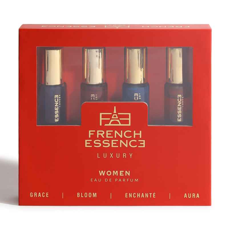 French Essence Gift Set - Eau De Parfum | Women | Pack Of 4