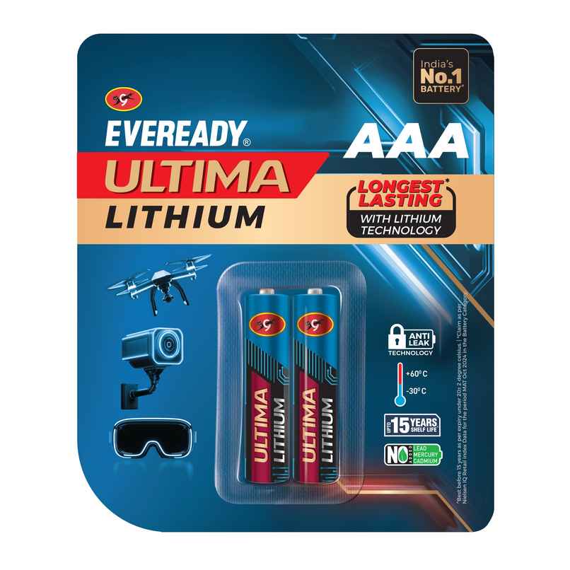Eveready Ultima Lithium Battery - AAA Eveready Ultima Lithium Battery - AAA