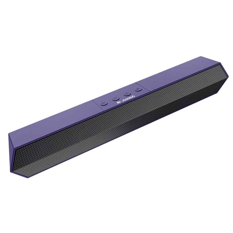 Aroma Joyride 16W Upto 16 Hrs Music Time, Dynamic Drivers, Stereo Channel, Heavy Bass Stereo Speaker 16 W Bluetooth Soundbar - Vibing Blue