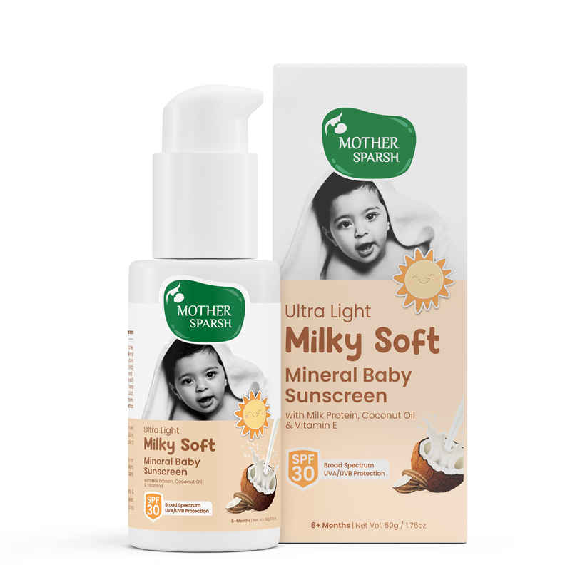 Mother Sparsh Simply Unscented Sunscreen For Babies With Spf 50