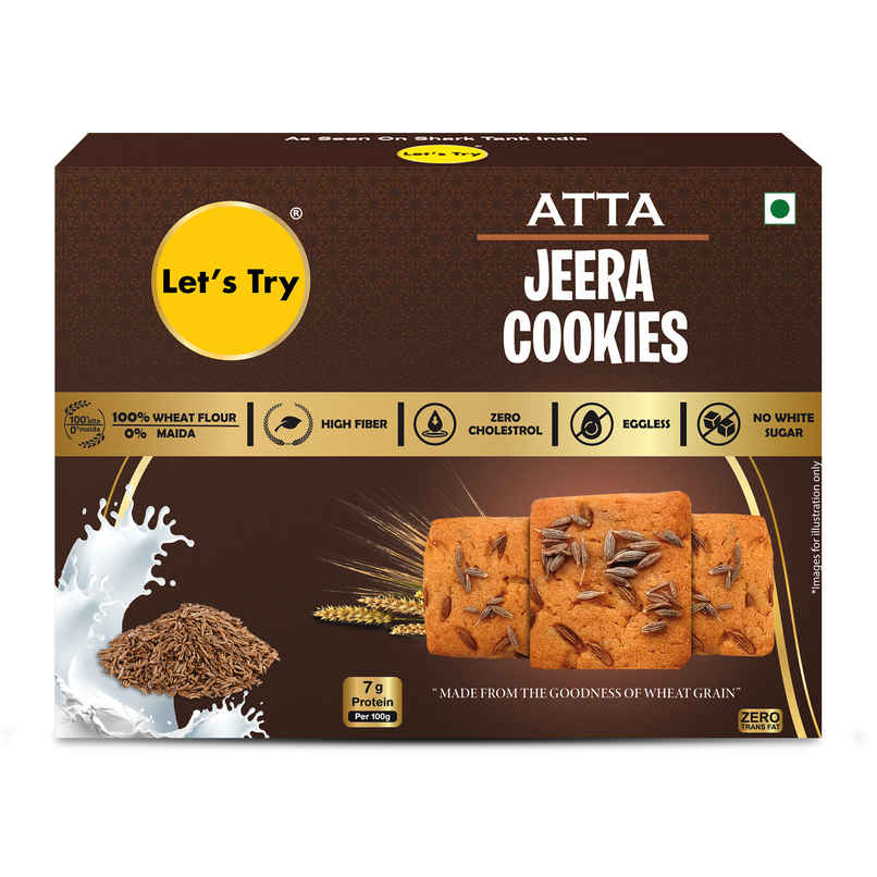 Let's Try Atta Jeera Cookies