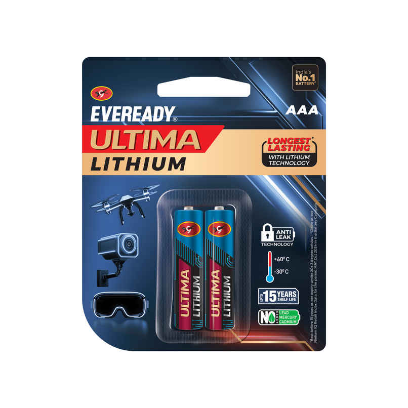 Eveready Ultima Lithium Battery - AAA Eveready Ultima Lithium Battery - AAA