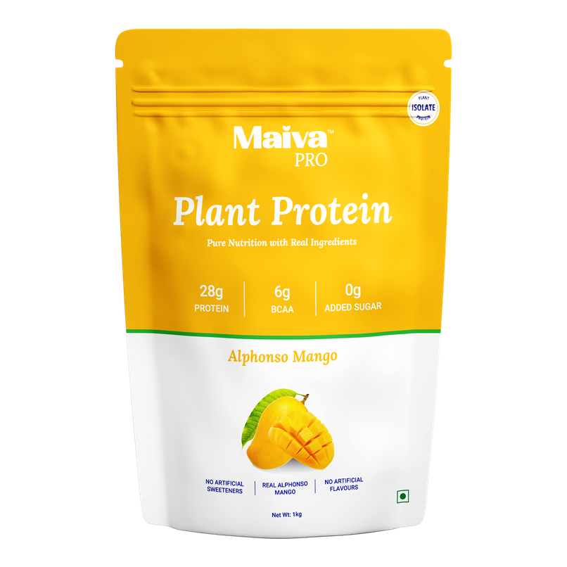Maiva Pro Plant Protein Powder - Alphonso Mango