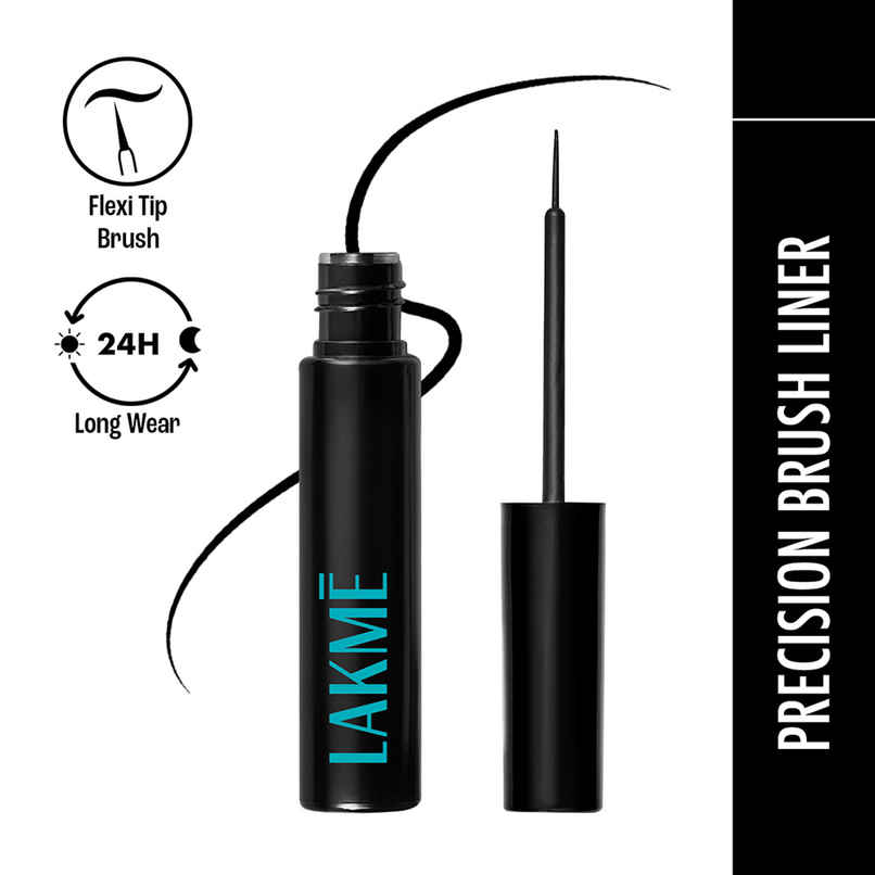 Lakme 9 to 5 Eyeconic Liquid Eyeliner Smudgeproof, Waterproof, lasts upto 24 Hrs, Black Lakme 9 to 5 Eyeconic Liquid Eyeliner Smudgeproof, Waterproof, lasts upto 24 Hrs, Black