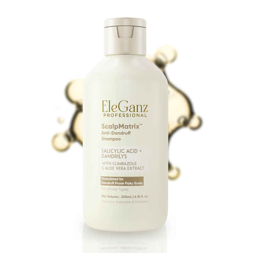 EleGanz Professional ScalpMatrix Anti-Dandruff Shampoo | Salicylic Acid + Dandrilys EleGanz Professional ScalpMatrix Anti-Dandruff Shampoo | Salicylic Acid + Dandrilys