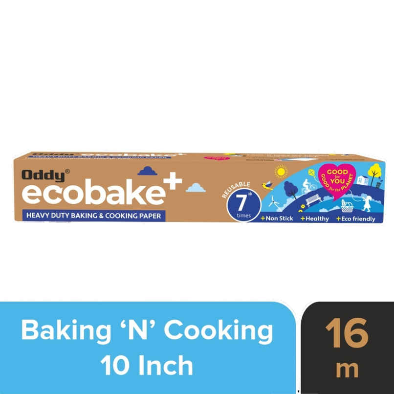 Oddy Ecobake+ Heavy Duty Coated Cooking Paper 10 Inch X 16 M Oddy Ecobake+ Heavy Duty Coated Cooking Paper 10 Inch X 16 M
