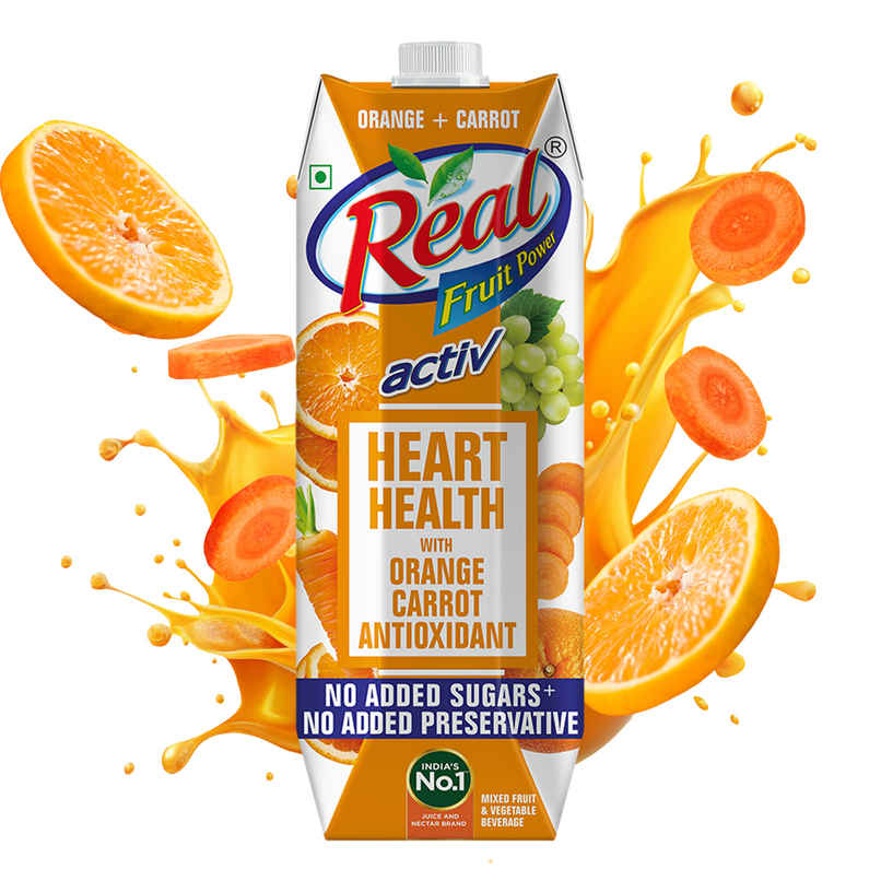 Dabur Real Activ Orange and Carrot Fruit Juice