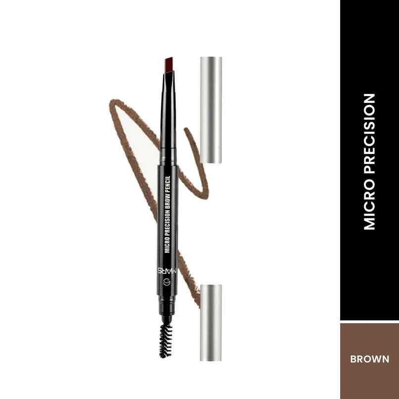 MARS Cosmetics Micro Precision Brow Pencil With Spoolie (Brown) MARS Cosmetics Micro Precision Brow Pencil With Spoolie (Brown)