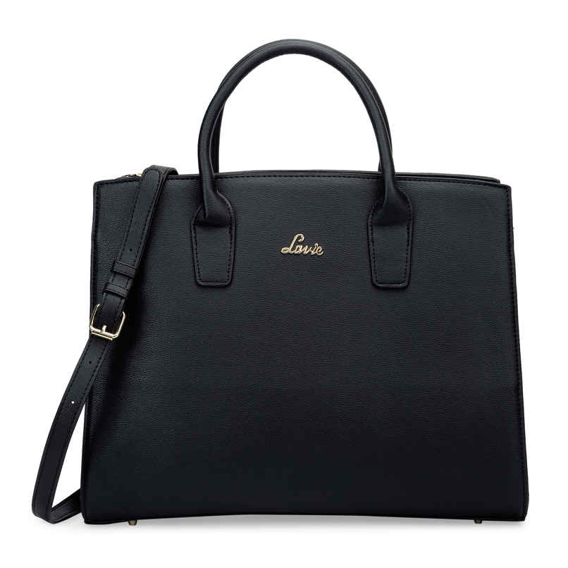 Lavie Women's Ellon Laptop Handbag For | Ladies Purse | Shoulder Bag | Large | Black