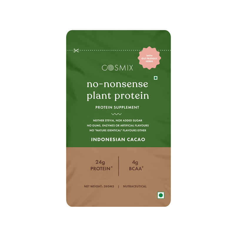 Cosmix No Nonsense Plant Protein Indonesian Cacao Sachet
