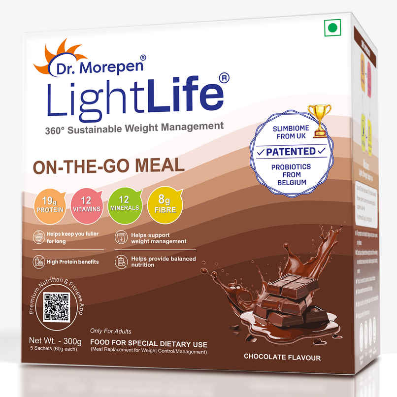 Dr. Morepen LightLife On The Go Meal High Protein Meal Replacement Dr. Morepen LightLife On The Go Meal High Protein Meal Replacement