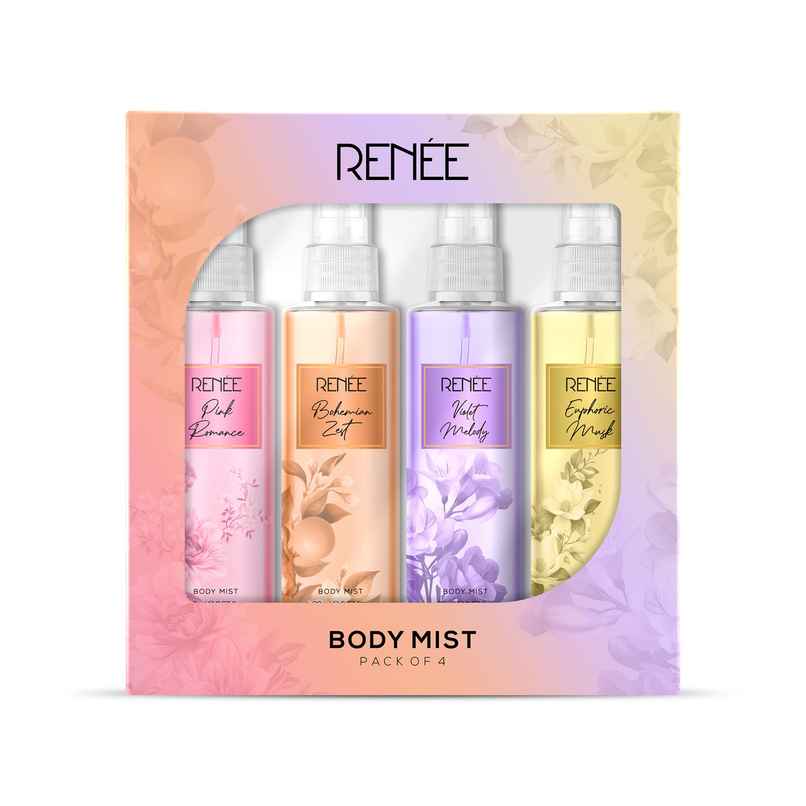 Renee Body Mist Pack Of 4, 20 Ml Each Renee Body Mist Pack Of 4, 20 Ml Each