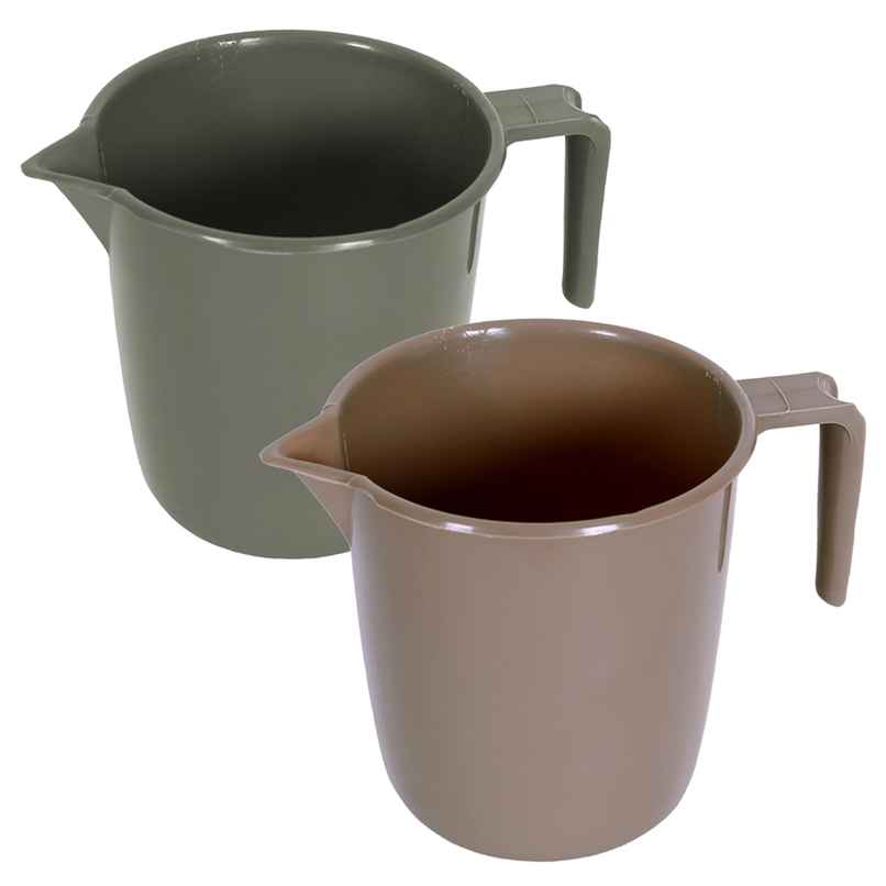 Kuber Industries Plastic Bathroom Mug|Bath Mug|111 Bath Mug|1 L|Pack of 2|Multi