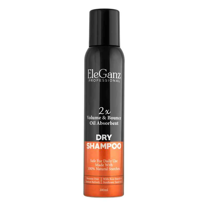 EleGanz Professional Dry Shampoo | Instantly Refresh & Add Volume| Benzene-Free | Leaves No Residue