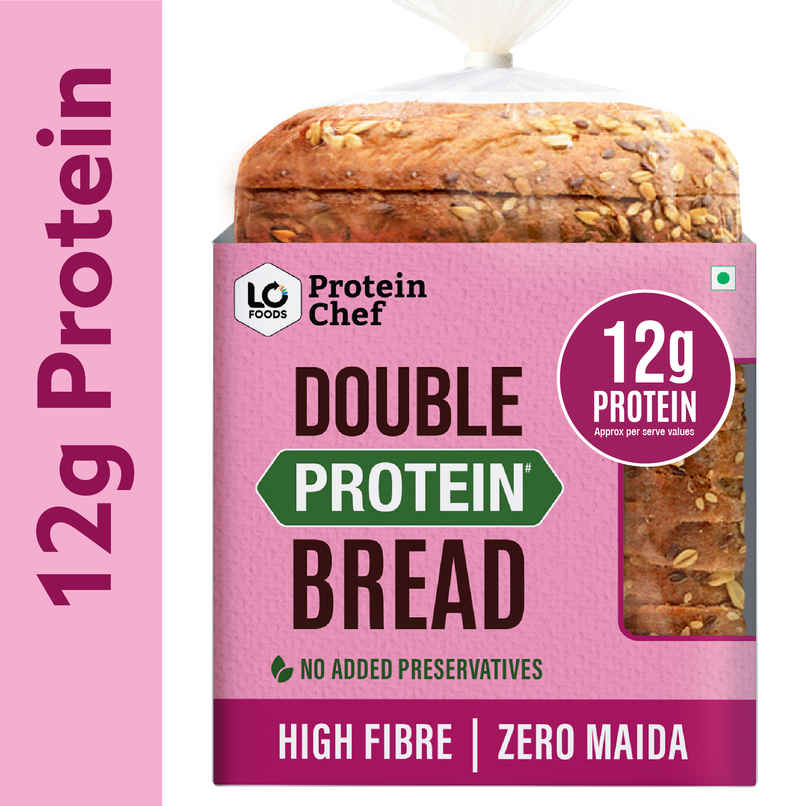 Protein Chef Double Protein Bread ( Protein / Zero Maida / Multigrain Atta Bread)