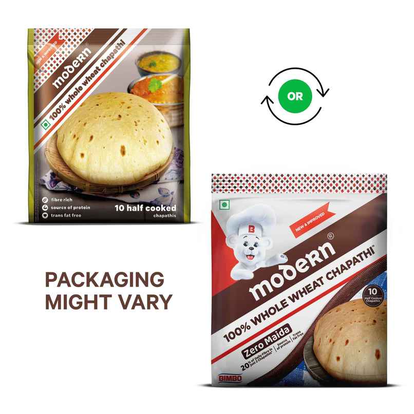 Modern 100% Whole Wheat Chapathi