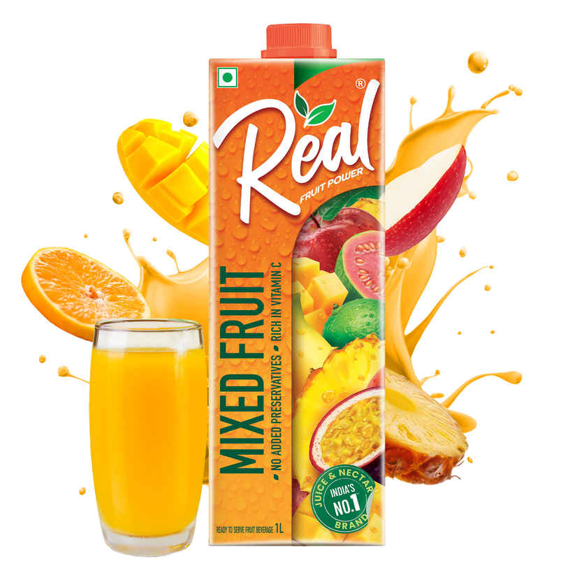Dabur Real Mixed Fruit Juice | Fruity & Convenient