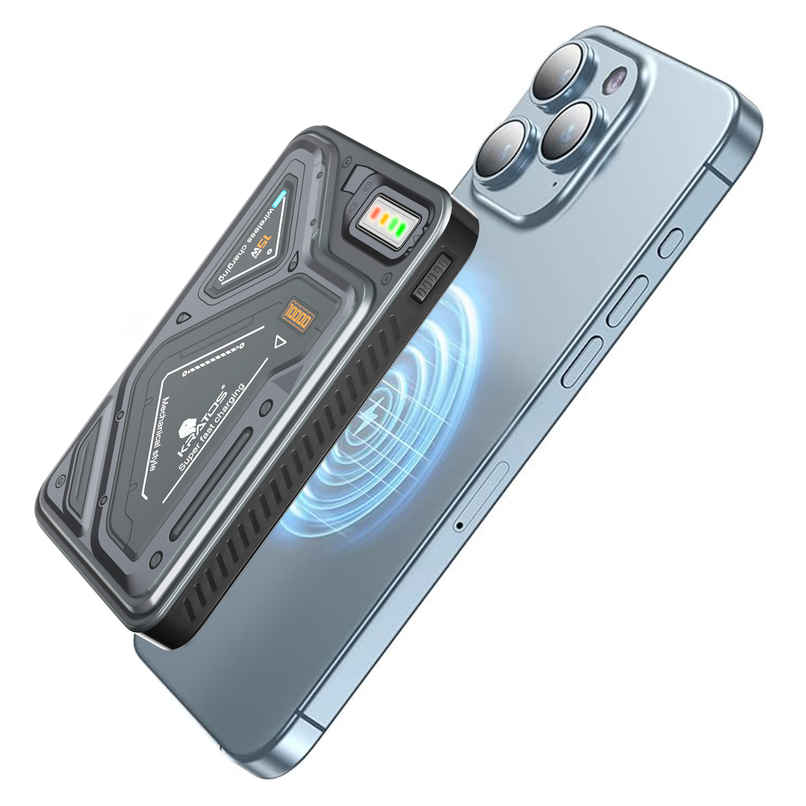 Kratos PB03 Stylish Magsafe Powerbank | 22.5w Wired & 15w Wireless Charging | 10000 mAh