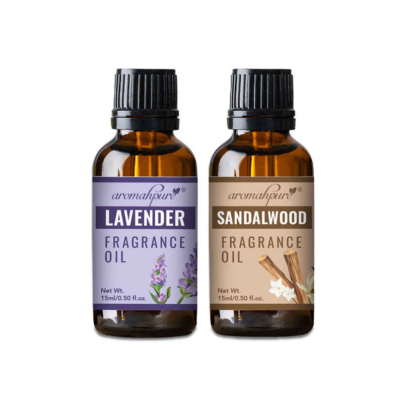 Aromahpure Fragrance Oil | Pack of 2 | Lavender | Sandalwood Aroma Oil for Home Fragrance