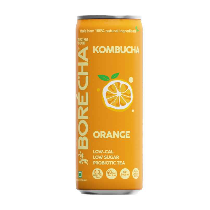 Borecha Orange Probiotic Kombucha