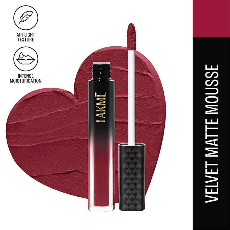 Lakme Xtraordin-airy Lip Mousse Love Me Red