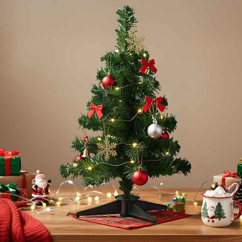 Artificial Christmas Tree | 2 ft | Ideal for Home, Office & Party Decor | Easy to Set Up | Picfest