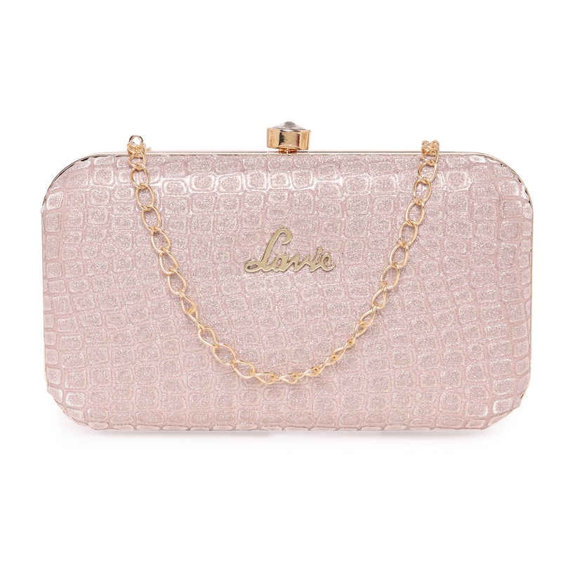 Lavie Women's Tinsel Frame clutch | Pink