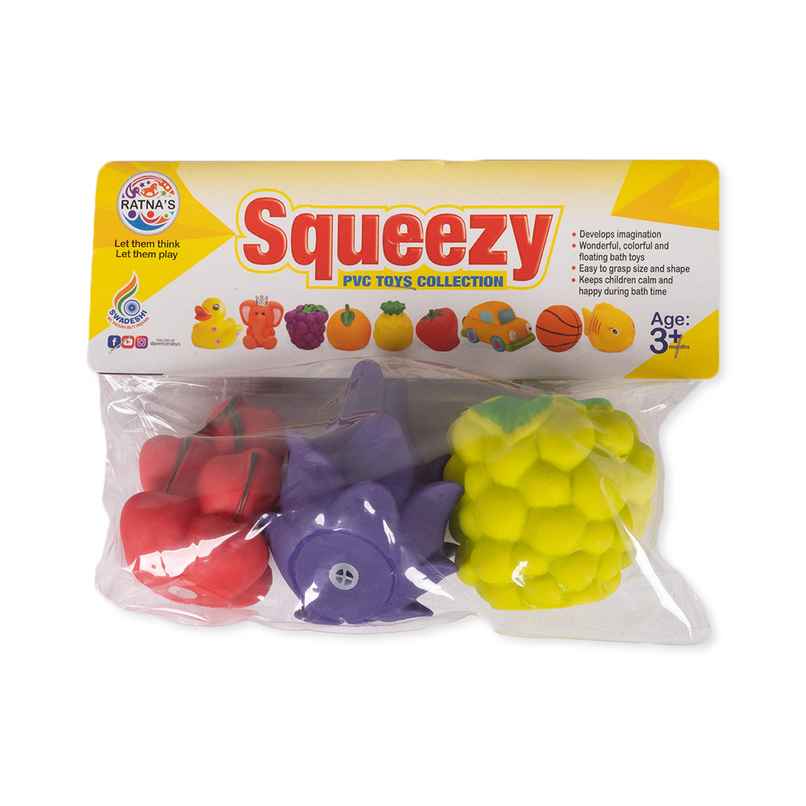 Ratna's Squeezy Fruit - 3 Pcs | Assorted