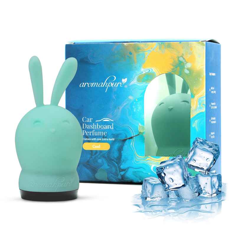 Aromahpure Hunny Bunny Car Air Freshner - Aqua Fragrance | Lasts Up to 30 Days - Assorted