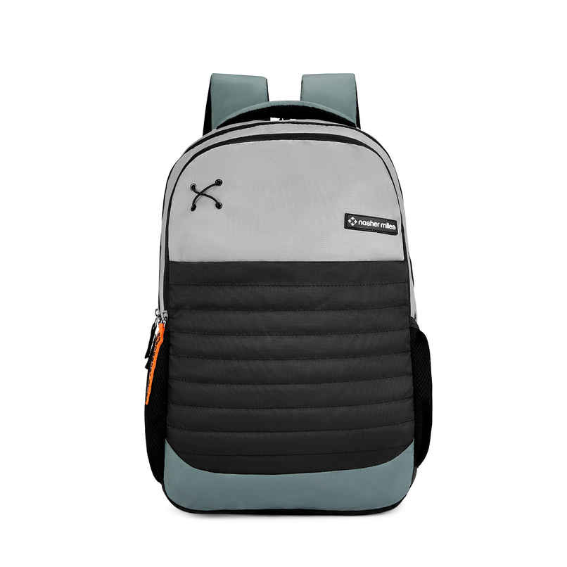 Nasher Miles Backpack for Unisex | Laptop Backpack | Casual Coding | Grey Black - 31L