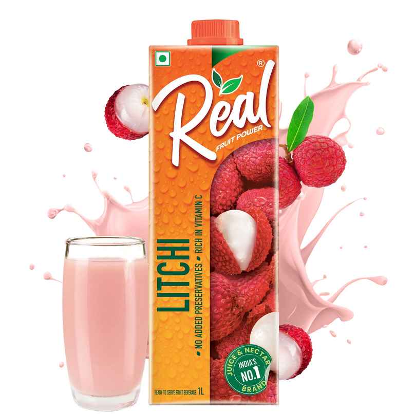Dabur Real Litchi Fruit Juice | Sweet & Refreshing Dabur Real Litchi Fruit Juice | Sweet & Refreshing