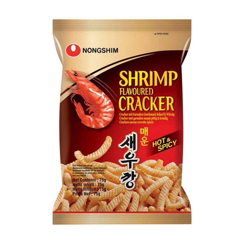Korean Nongshim Shrimp Flavoured Cracker Hot & Spicy Veg Korean Nongshim Shrimp Flavoured Cracker Hot & Spicy Veg