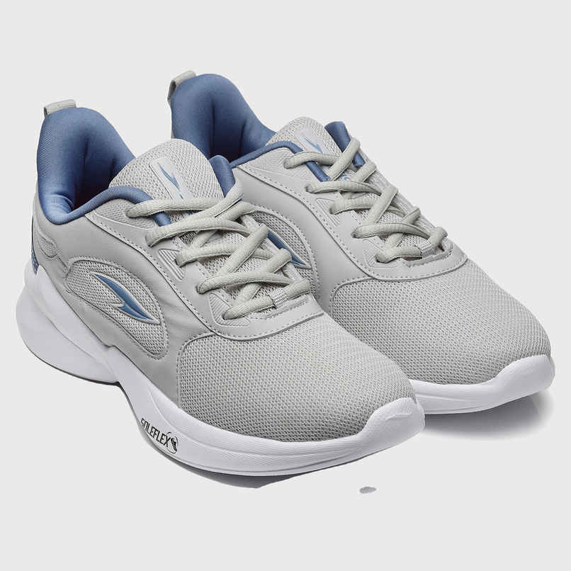 Asian Women s Firefly-04 Grey Blue Sports Shoes | UK-6