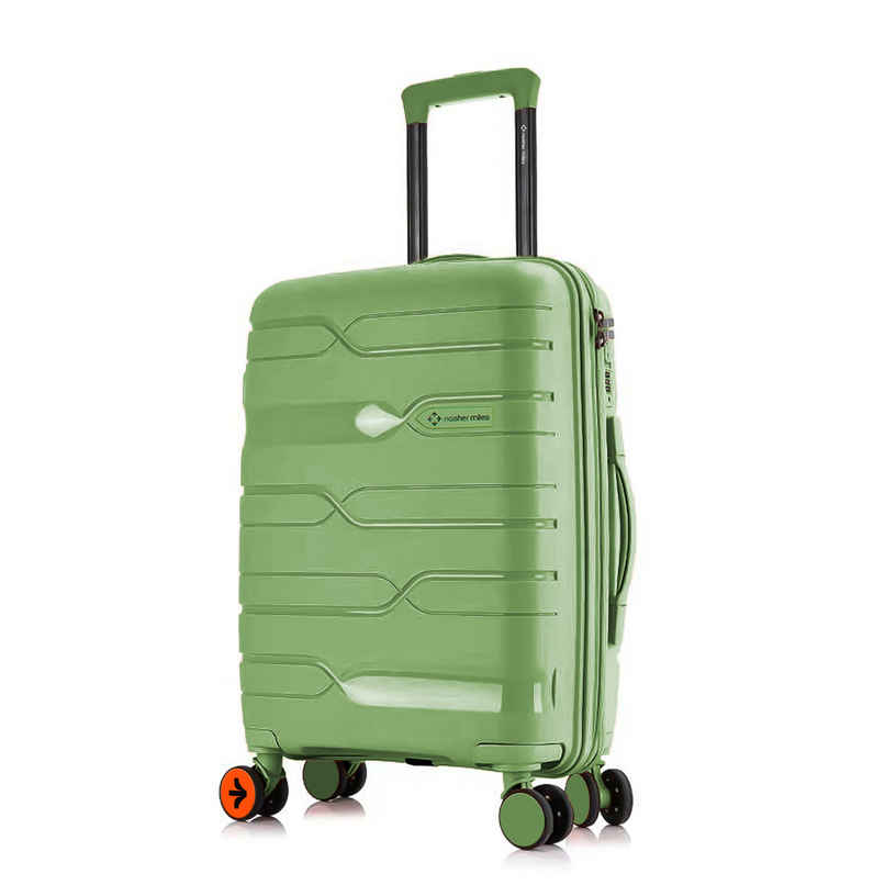 Nasher Miles Paris Check-In Hard Sided Polypropylene- 24 Inch - 65 cm Trolley Bag- Avacado Green Nasher Miles Paris Check-In Hard Sided Polypropylene- 24 Inch - 65 cm Trolley Bag- Avacado Green
