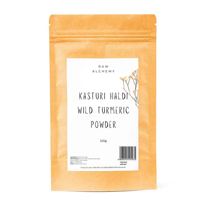 Raw Alchemy Kasturi Haldi Wild Turmeric Powder