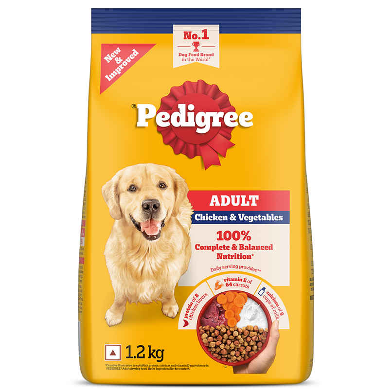 Pedigree Adult Chicken & Vegetables Dry Dog Food