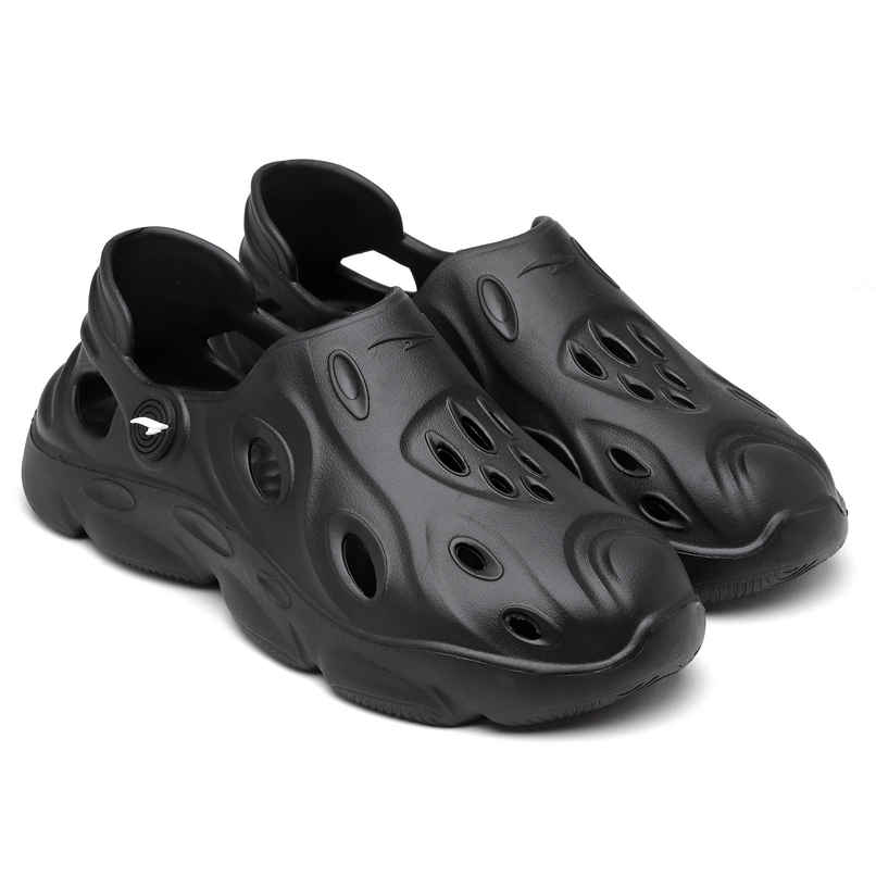 Asian Safari-02 Men Clogs Black (Size-9)
