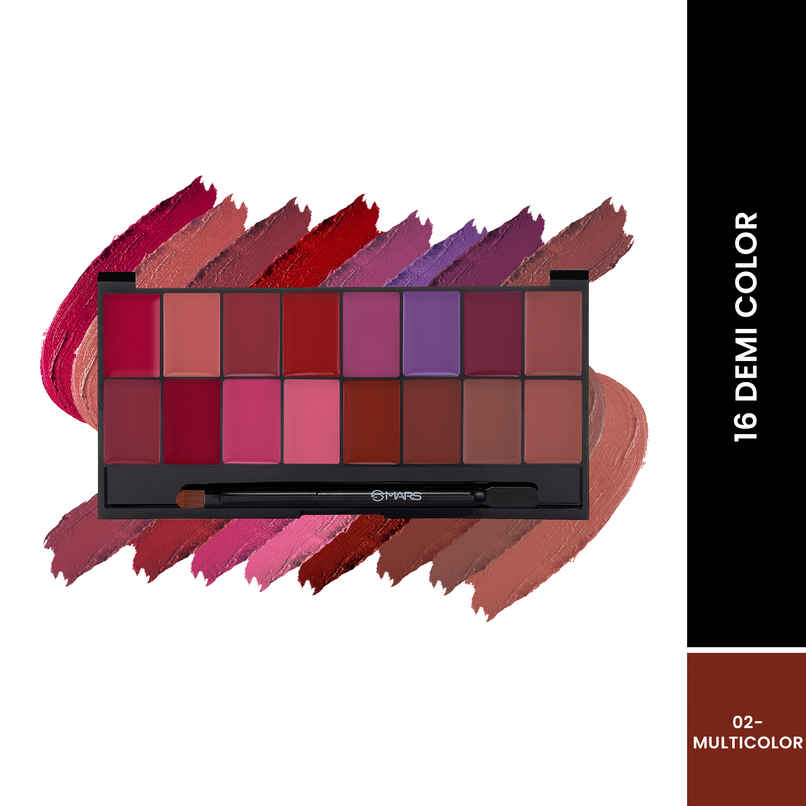 MARS Cosmetics Infinity Lip Palette (02-Multicolor) MARS Cosmetics Infinity Lip Palette (02-Multicolor)